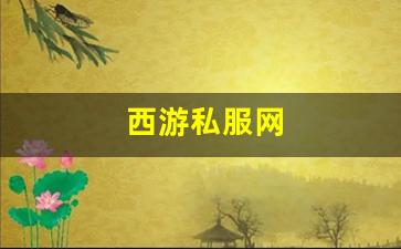 新开一秒sf：西游私服网(西游服务端) 