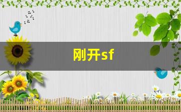 梦幻西游新开sf：刚开sf(刚开始发育的